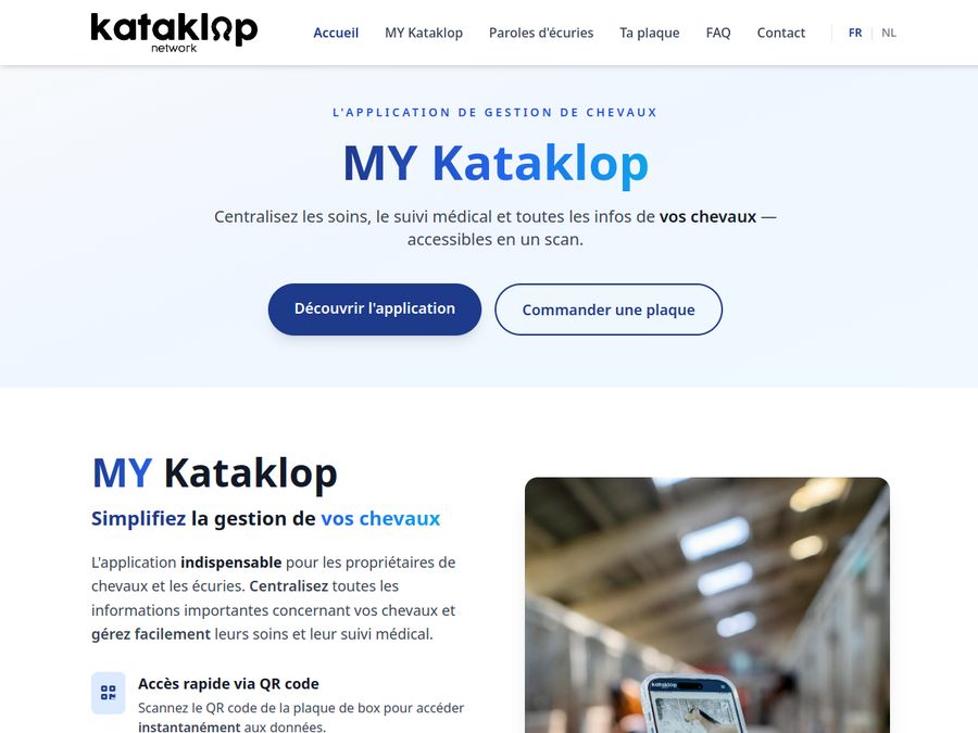 Le site Kataklop, créé avec allo Christian